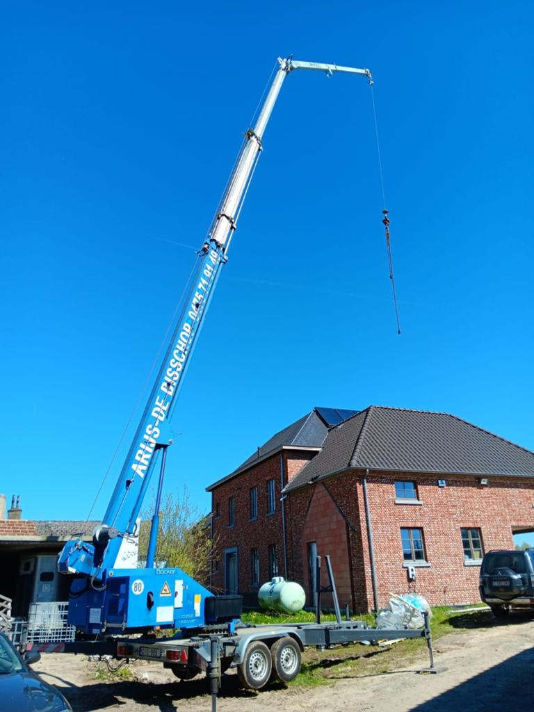 Bocker alu kraan, Articles professionnels, Machines & Construction | Grues & Excavatrices, Enlèvement ou Envoi, Grue
