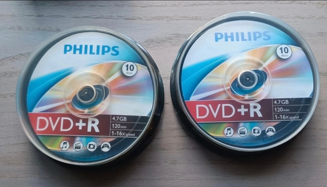 20 Philips dvd+r 4.7GB, Computers en Software, Beschrijfbare discs, Ophalen of Verzenden, Dvd