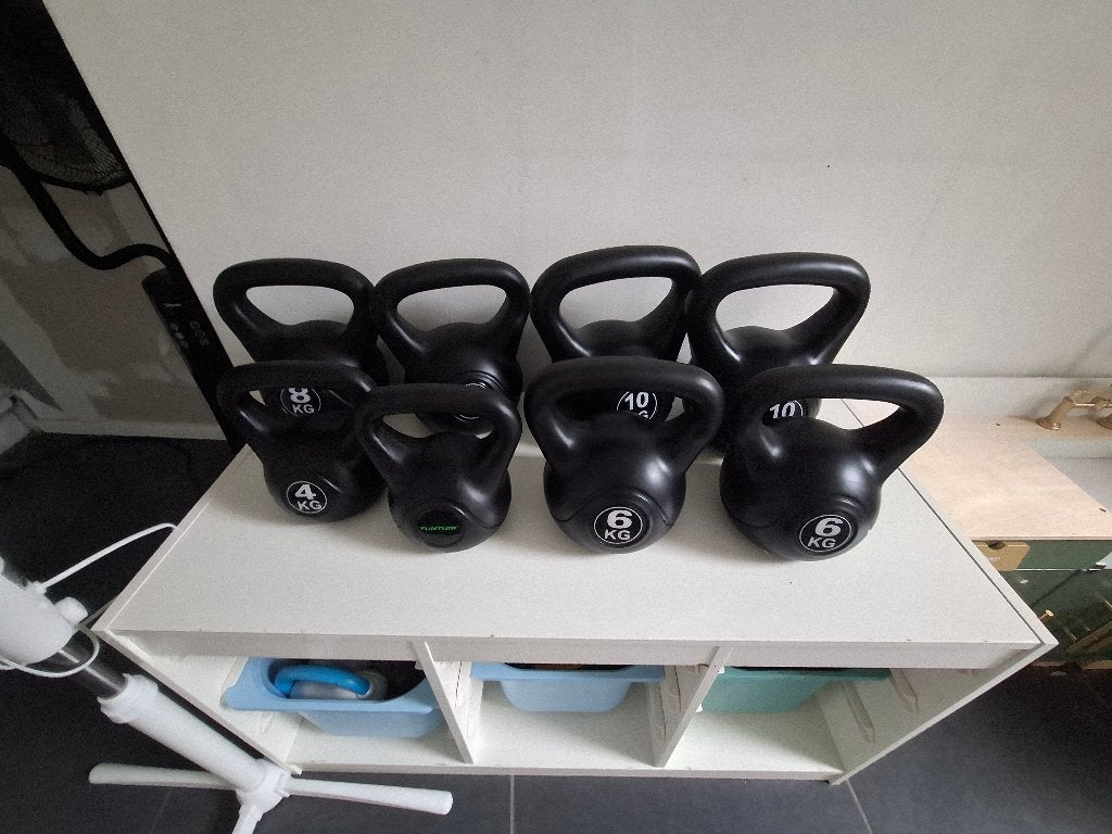 Set complet Kettlebells Tunturi PE, Sports & Fitness, Enlèvement, Neuf, Kettlebell