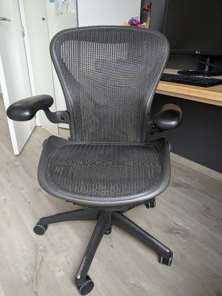 Herman Miller Aeron b bureaustoel, Maison & Meubles, Chaises de bureau, Enlèvement, Utilisé, Chaise de bureau, Ergonomique