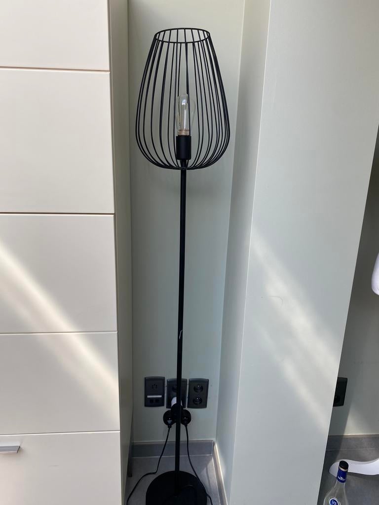 Staande lamp, Huis en Inrichting, Lampen | Vloerlampen, Ophalen, Zo goed als nieuw