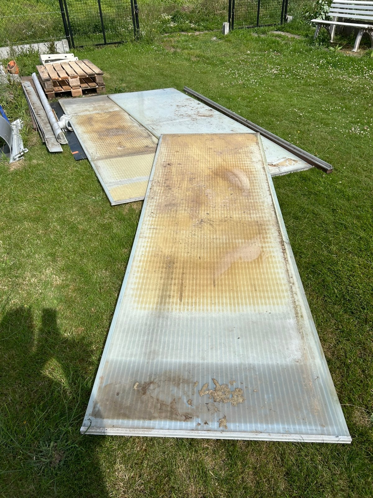 6 platen voor dak veranda, Enlèvement, Utilisé, Véranda
