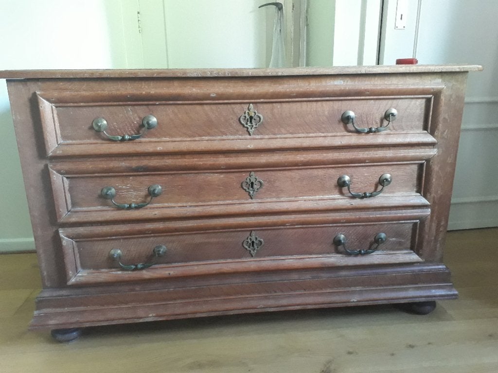 Commode en chêne, Maison & Meubles, 3 ou 4 tiroirs, Ancien, 25 à 50 cm, Moins de 100 cm