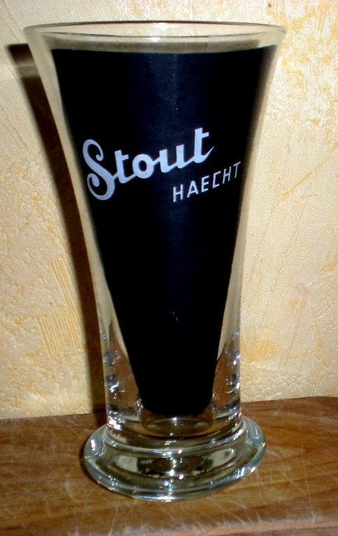 HAECHT  Stout, Collections, Marques de bière, Comme neuf, Verre ou Verres, Enlèvement ou Envoi