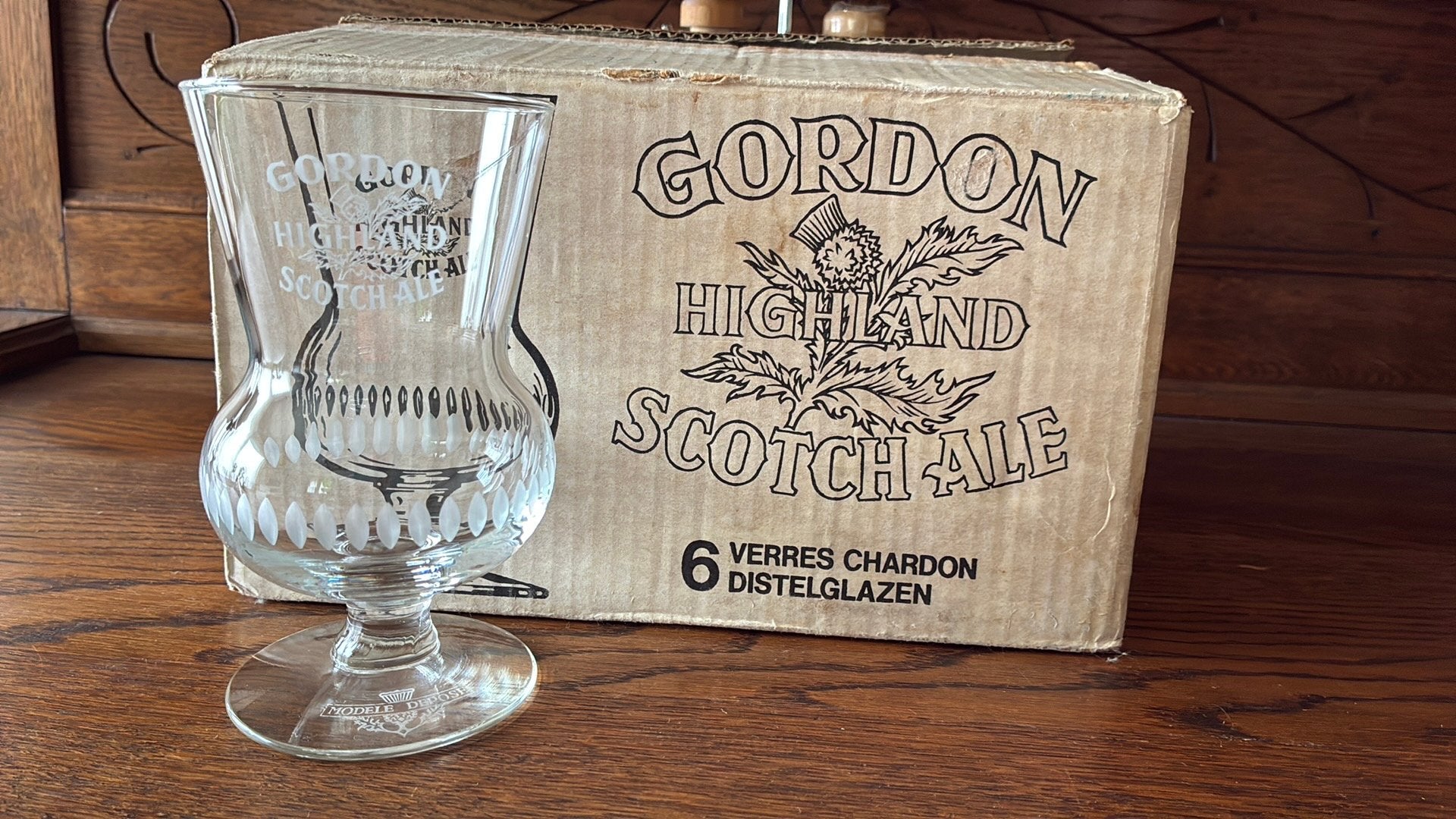Gordon Highland Scotch Ale glazen, Verzamelen, Ophalen of Verzenden, Nieuw, Bierglas