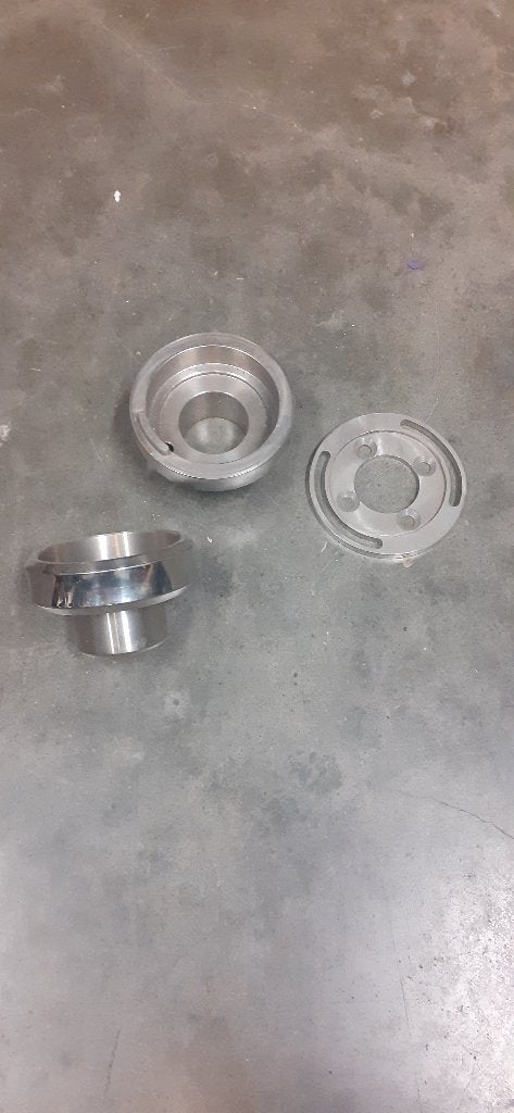 RVS balhoofdcups met interne vorkstop Nieuw, Ophalen
