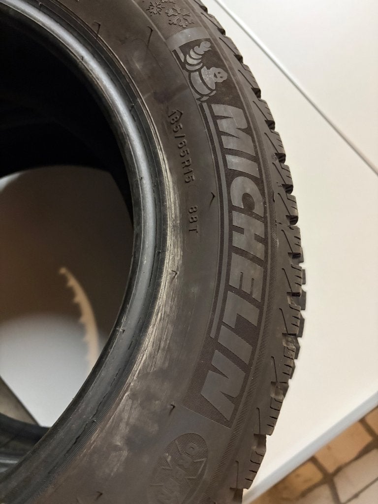 Michelin Alpin 185/65/15, Ophalen, Gebruikt, 15 inch, Band(en)
