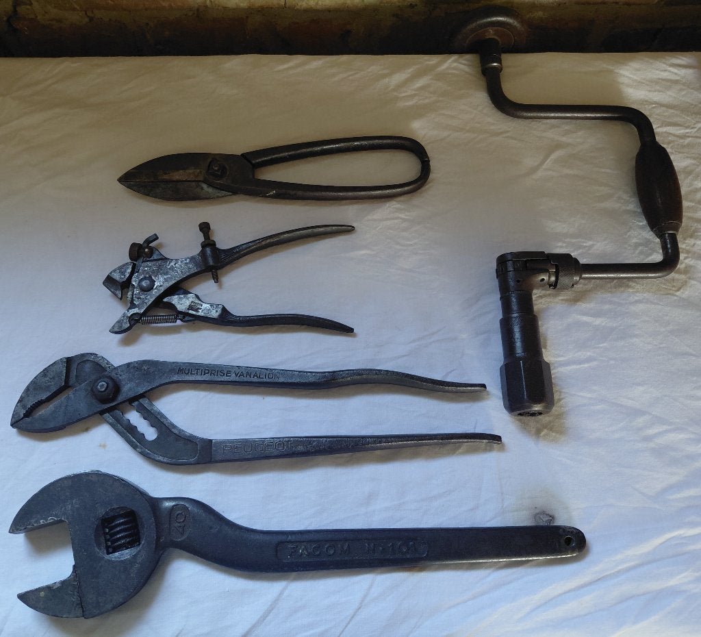 Lots outils anciens, Collections, Collections Autre, Enlèvement ou Envoi