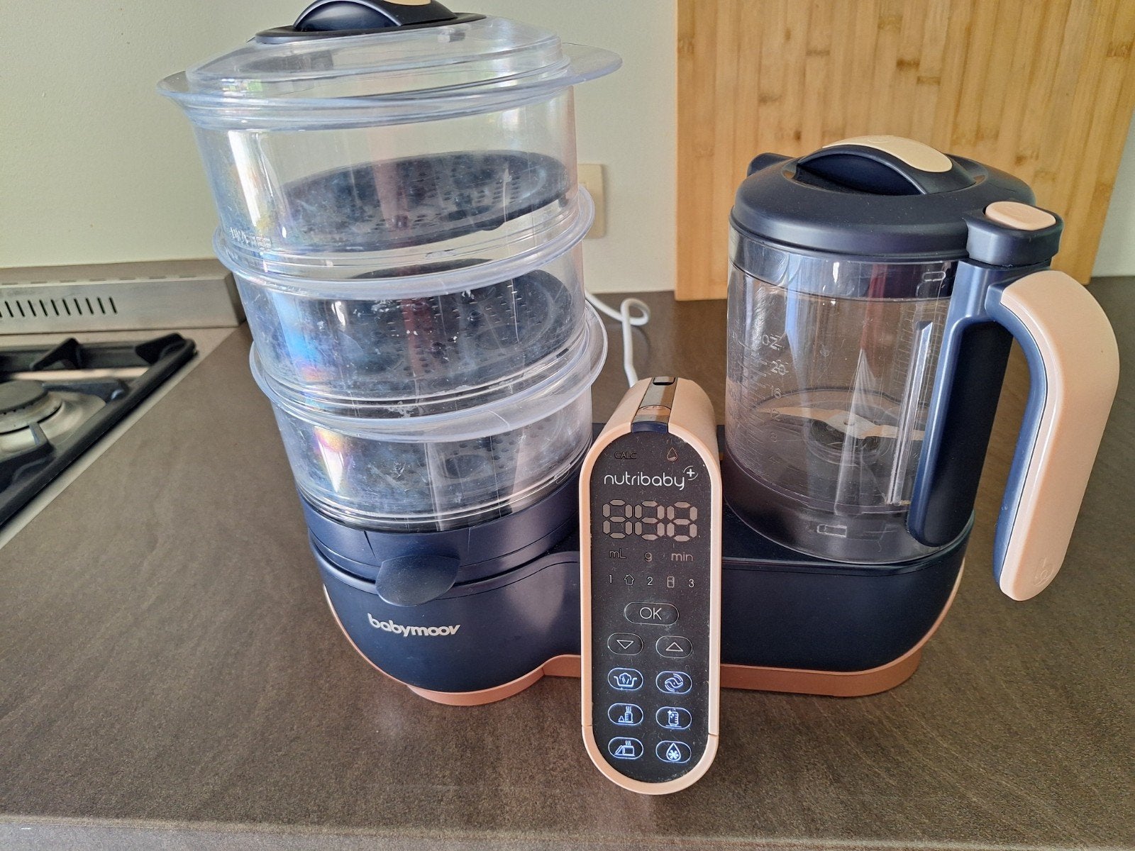 Babymoov nutibaby XL 6 in 1 babyfoodmaker, Ophalen, Gebruikt, Babyvoedingmaker, Babymoov
