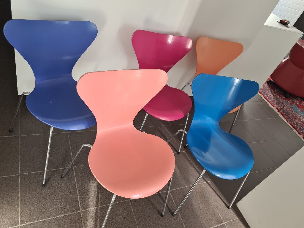 stoelen Fritz Hansen, Maison & Meubles, Autres couleurs, Modern-design, Enlèvement, Bois
