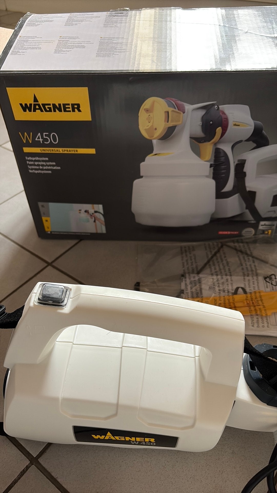 Pistolet peinture acheté chez Brico 142 euros, Enlèvement ou Envoi, Comme neuf