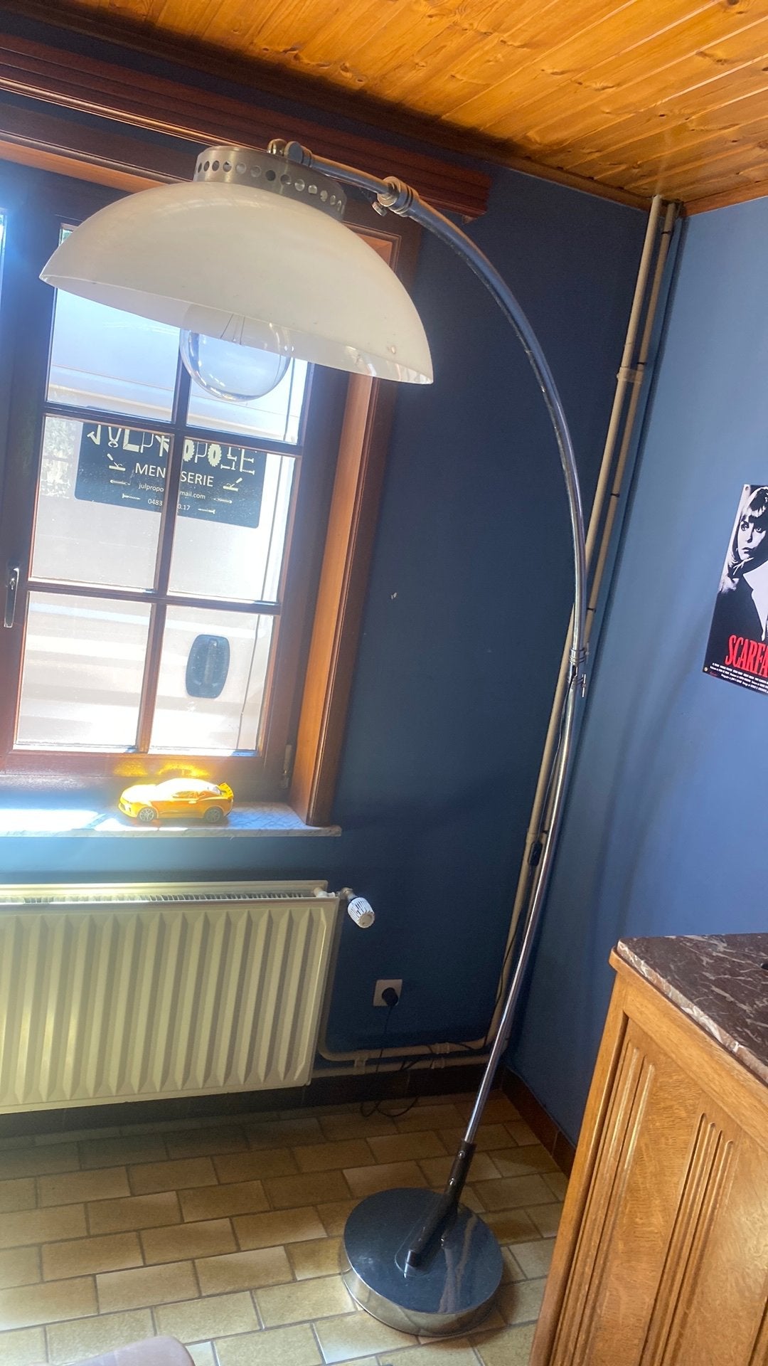 Lampe design vintage, Enlèvement ou Envoi, Comme neuf