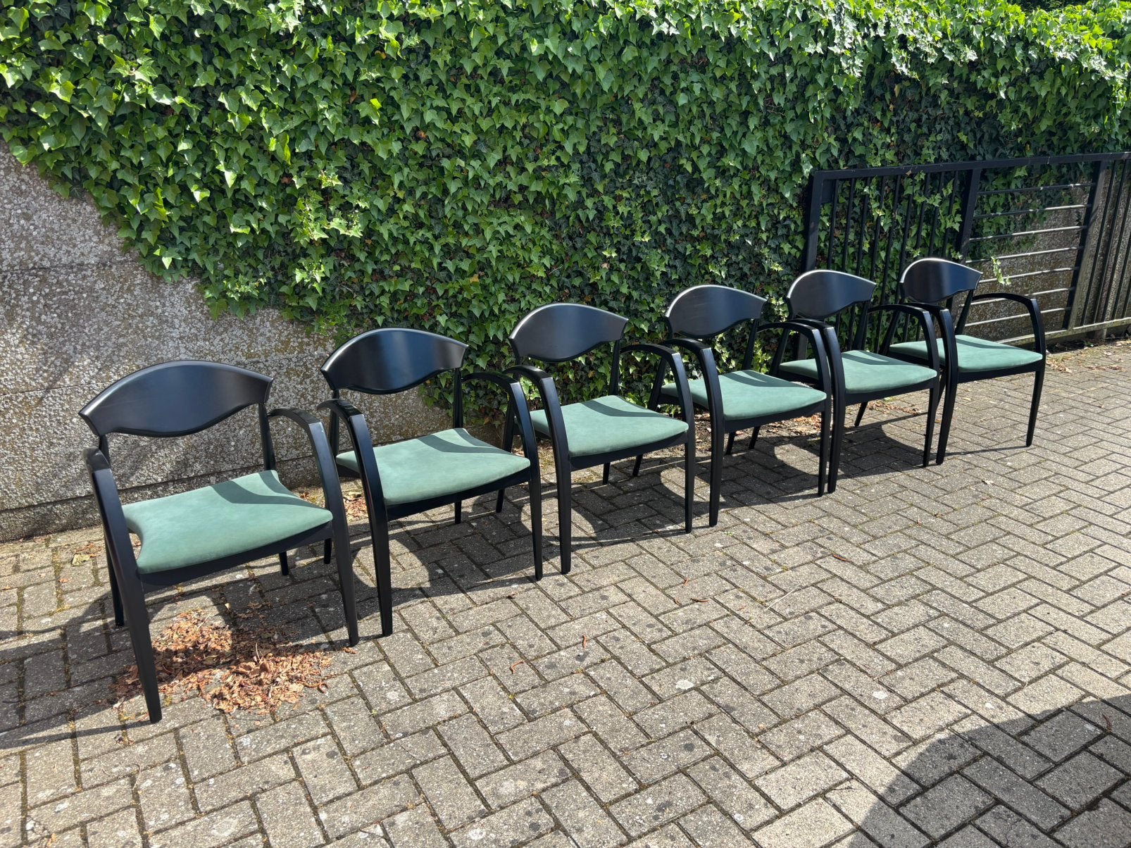 🖤💚 Vintage design stoelen (setprijs), Enlèvement, Utilisé