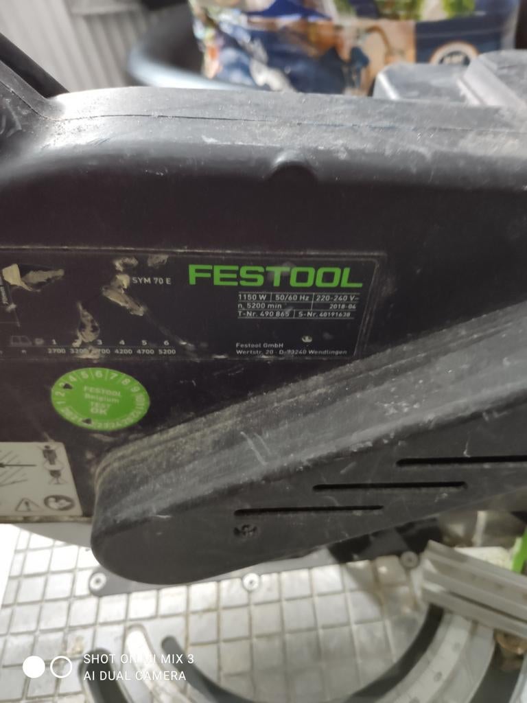 Festool sym 70e, Bricolage & Construction, 600 à 1200 watts, Enlèvement, Utilisé, Scie sauteuse