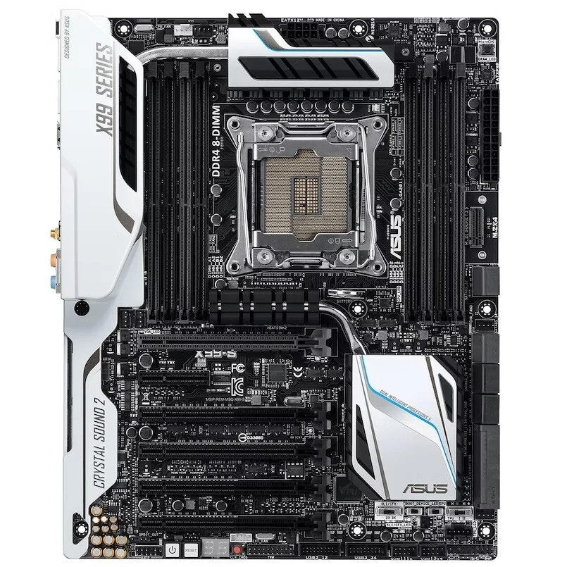 ASUS X99-S + Intel i7-5820K – Compleet in Originele Doos!, Computers en Software, Moederborden, Zo goed als nieuw, Intel, DDR4