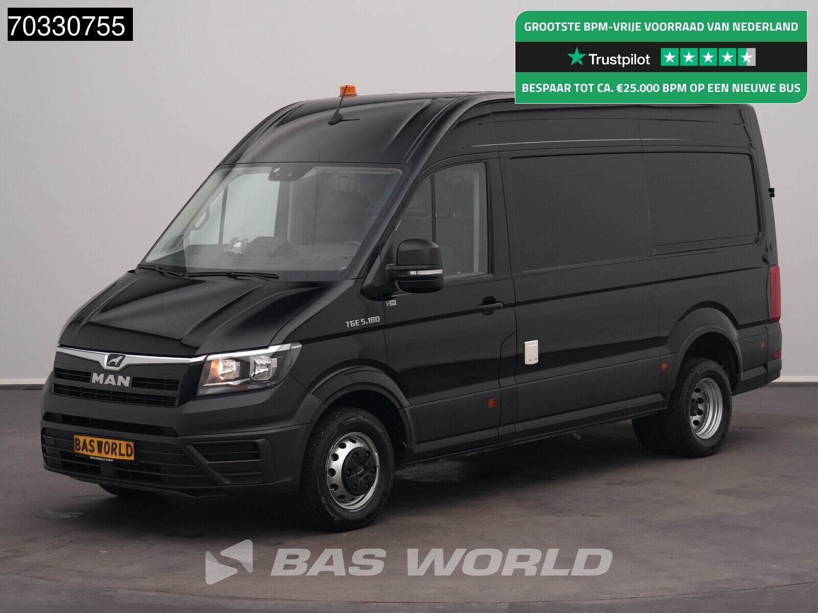 MAN TGE 5.180 Automaat Dubbellucht L3H3 Trekhaak Navi Airco, Cuir, Achat, Entreprise, 2 places