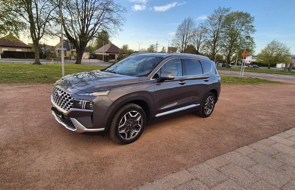 Famille Santa Fe PHEV 1.6 T-GDi à 4WD Shine 7pl S/S (2022), Autos, Cuir, Entreprise, 7 places, Carnet d'entretien