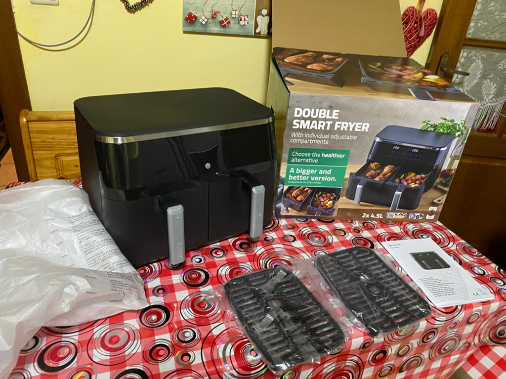 Air fryer double bacs, Enlèvement, Neuf