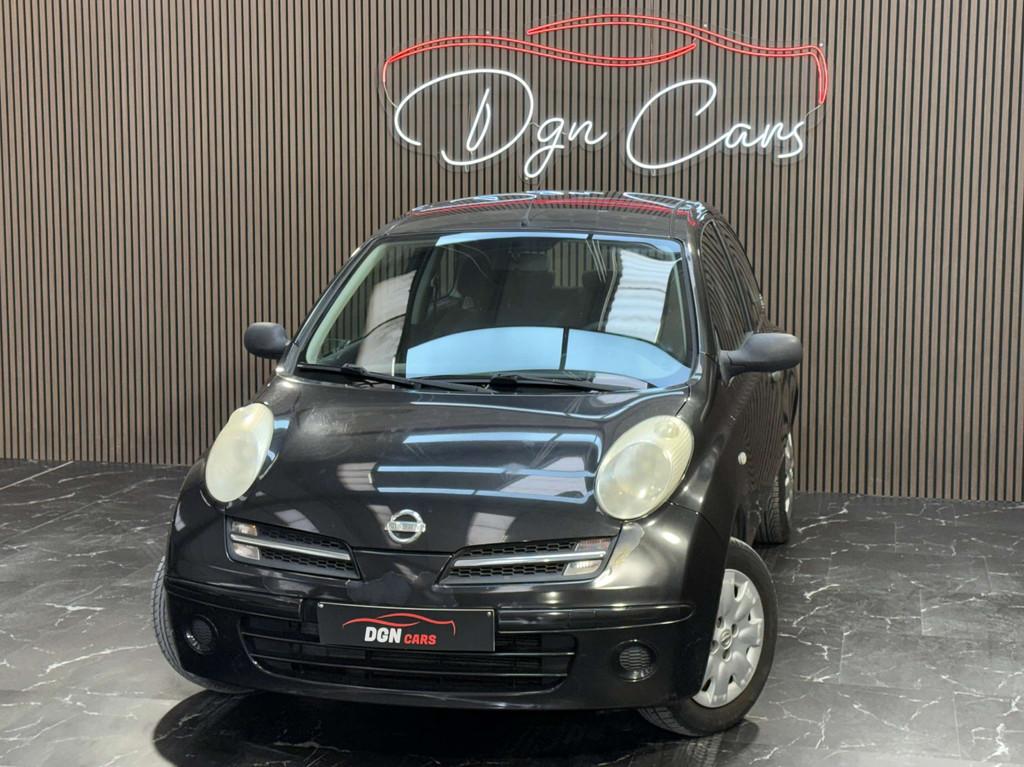 Nissan Micra 1.2i 16v Acenta (bj 2006), Stof, Gebruikt, 4 cilinders, Zwart