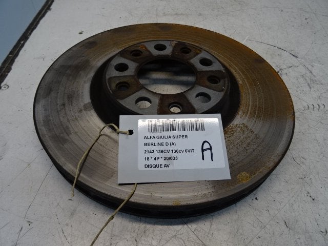 FREIN DISQUE AVANT Alfa Romeo Giulia (952) (01-2015/10-2022), Utilisé, Alfa Romeo