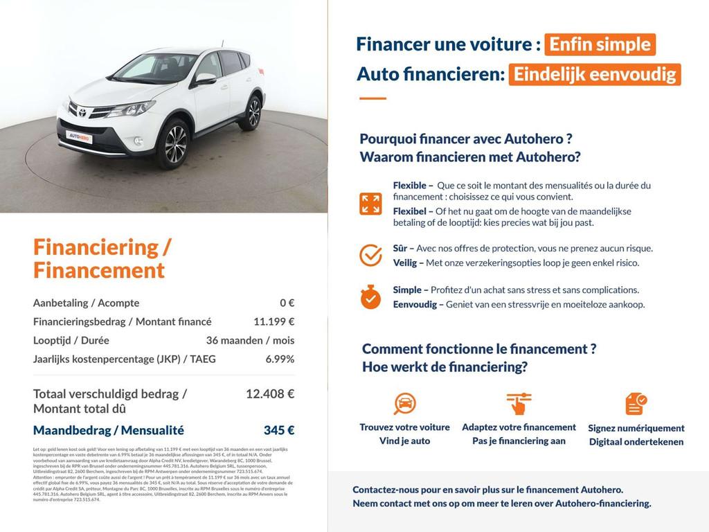Toyota RAV4 2.0 D-4D Active (année de construction 2014), Euro 5, Achat, Boîte manuelle, Noir