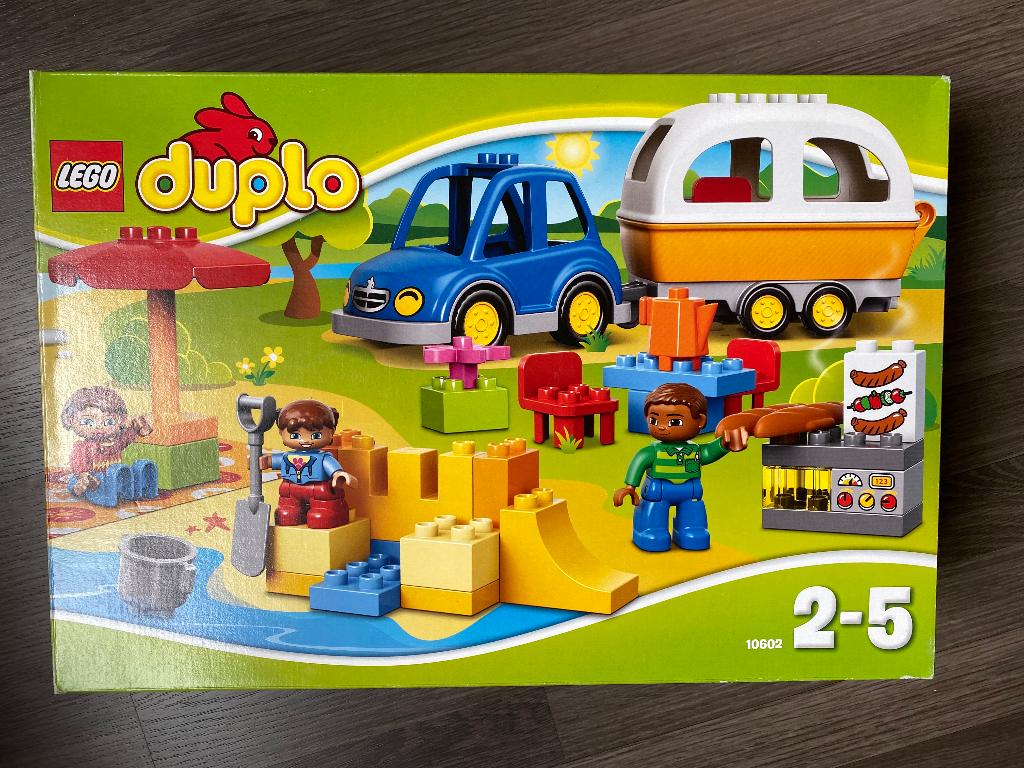 Lego Duplo kampeer avontuur Compleet in de doos, Ophalen, Overige thema's, Zo goed als nieuw, Complete set