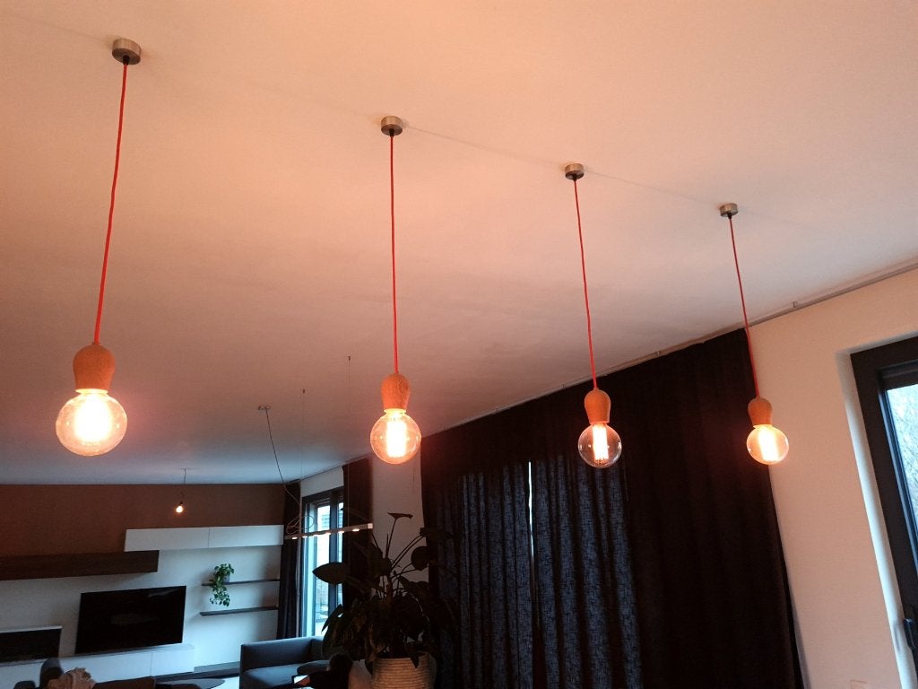 Nordic Tales - Bright Sprout hanglamp hout, Ophalen, Gebruikt, E27 (groot), Tijdloos