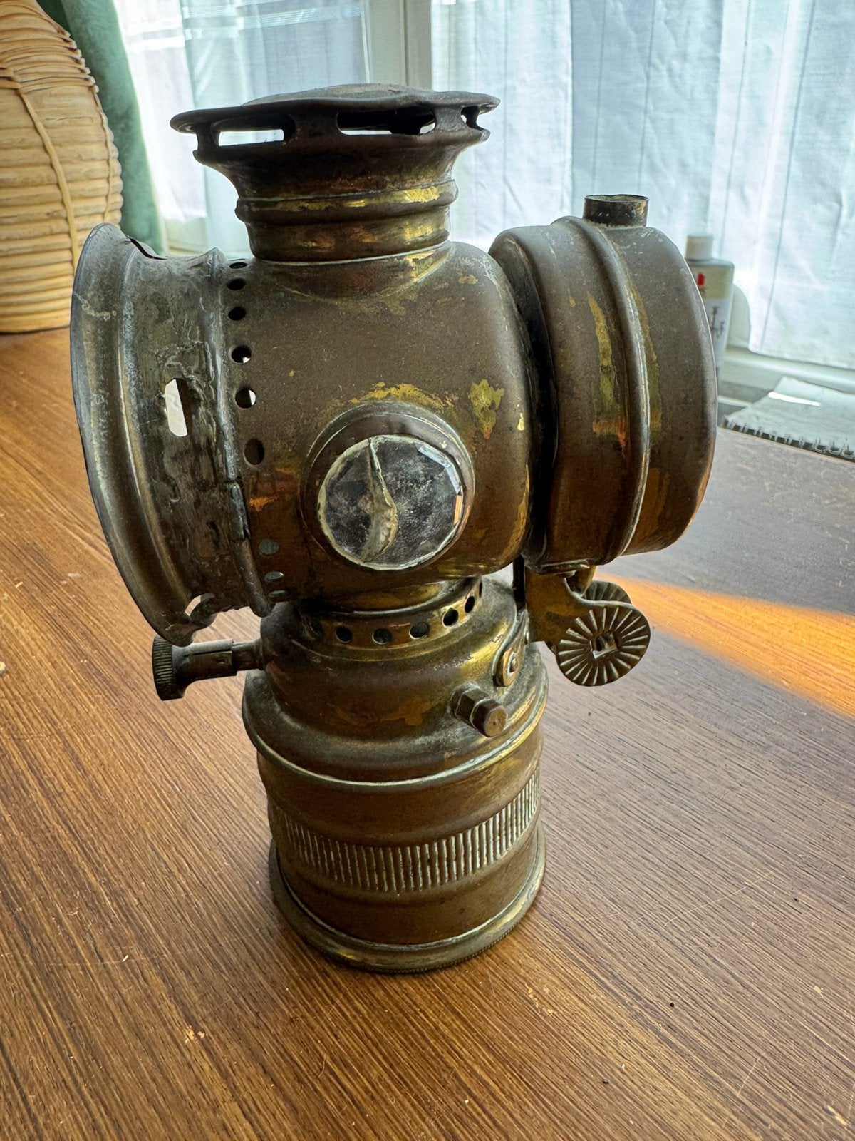 Vitaphare Carbidlamp/Acetyleenlamp voor Fiets of Motor 1910, Antiquités & Art, Enlèvement ou Envoi