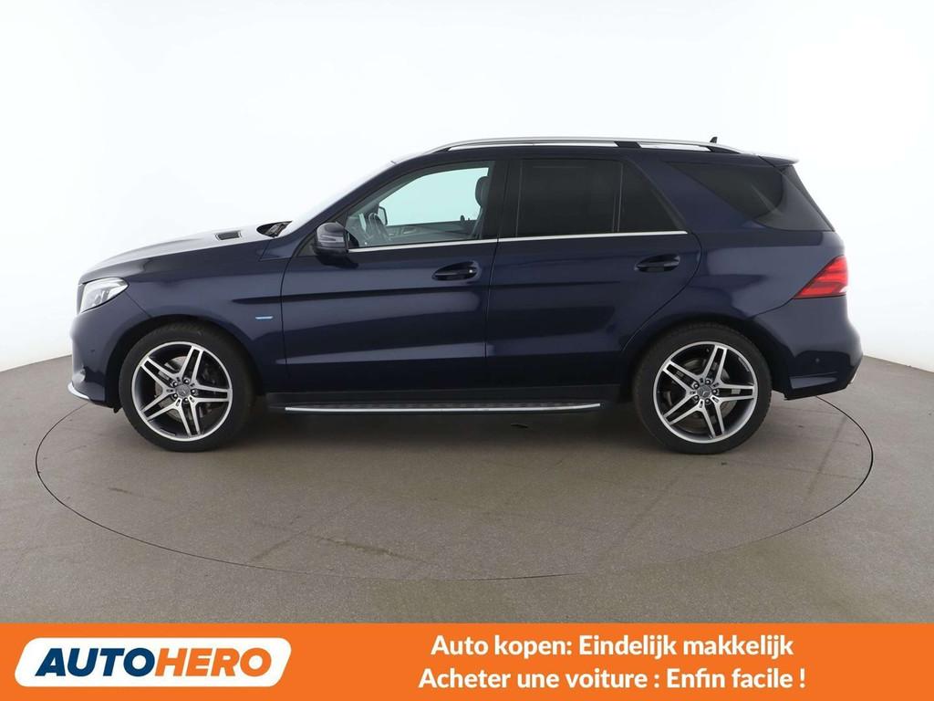 Mercedes-Benz GLE 500 GLE 500e 4Matic AMG Line (bj 2017), Auto's, Mercedes-Benz, Automaat, Gebruikt, Zwart, Blauw
