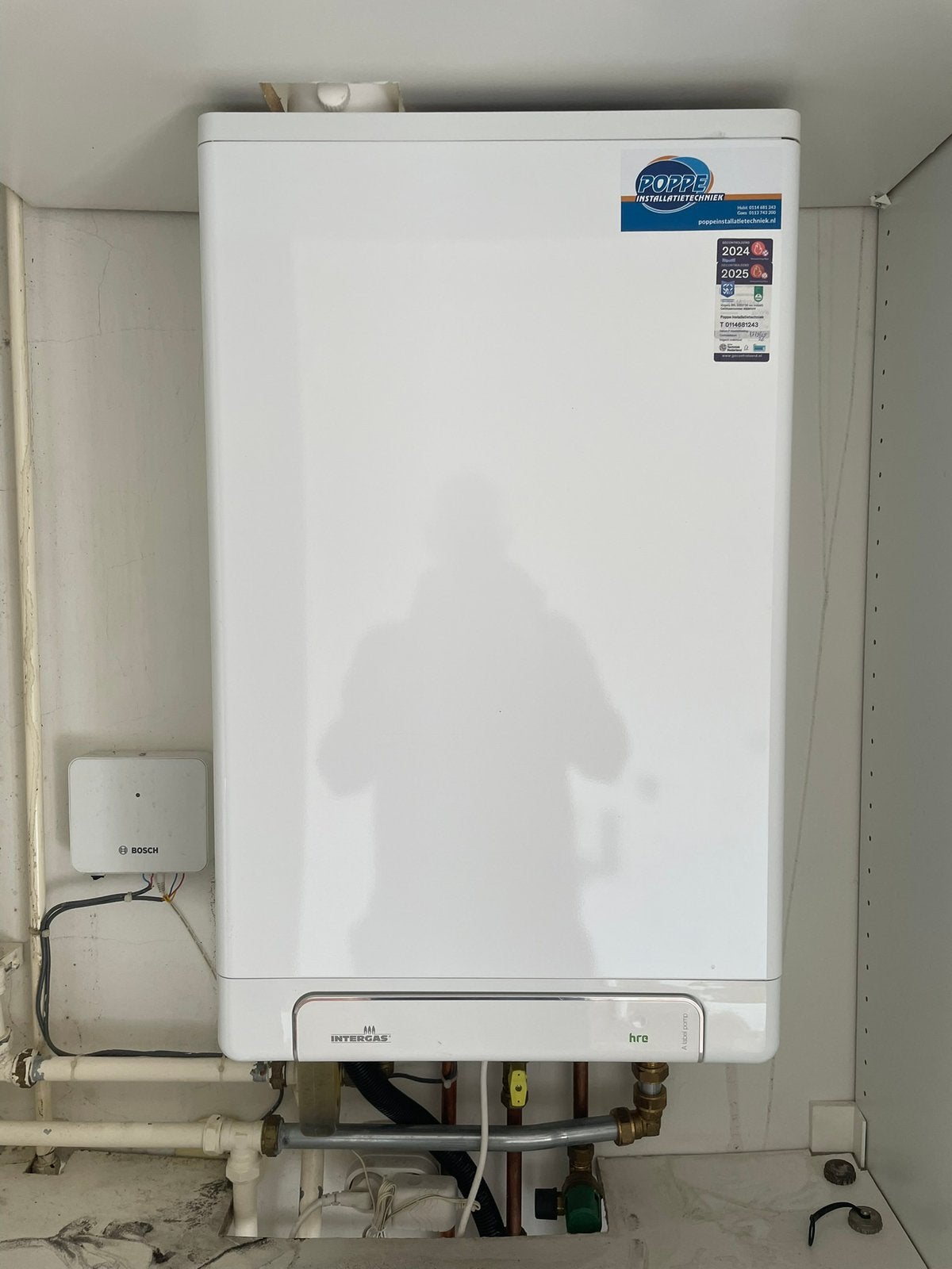 Te koop cv ketel met toebehoren, Doe-het-zelf en Bouw, Chauffageketels en Boilers, Gebruikt, Ophalen