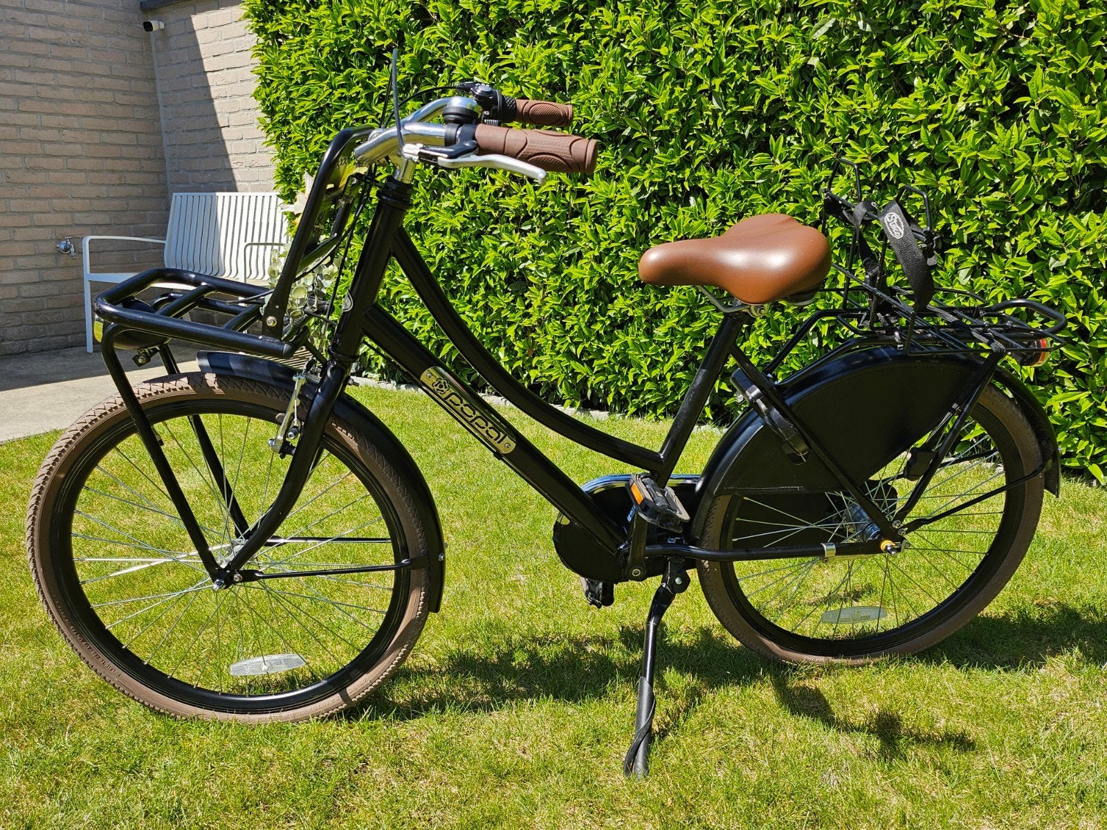 Meisjesfiets zwarte kleur, Enlèvement, Vitesses