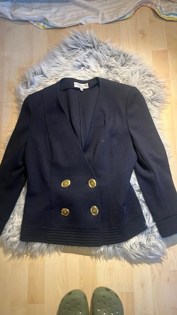 Christian  dior kostuum jas, Kleding | Dames, Ophalen, Kostuum of Pak, Zwart, Maat 46/48 (XL) of groter