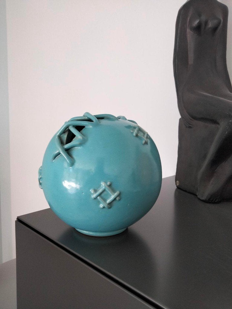 Studio keramiek vaas object Guerin, Antiek en Kunst, Ophalen of Verzenden