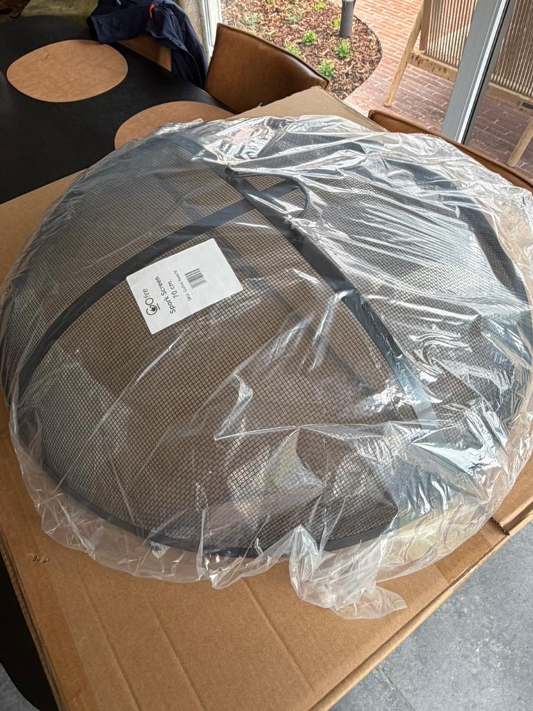 Vonkenscherm bonfire 70cm  Nieuw!, Tuin en Terras, Ophalen, Nieuw