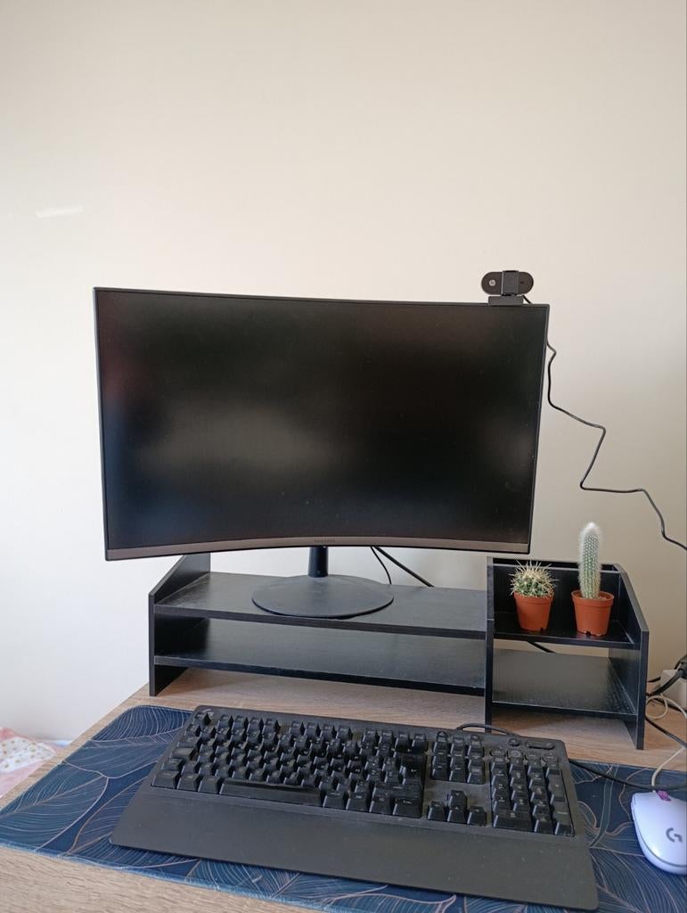 Beeldscherm Samsung C27T550FDR 27", Computers en Software, Desktop Pc's, Ophalen