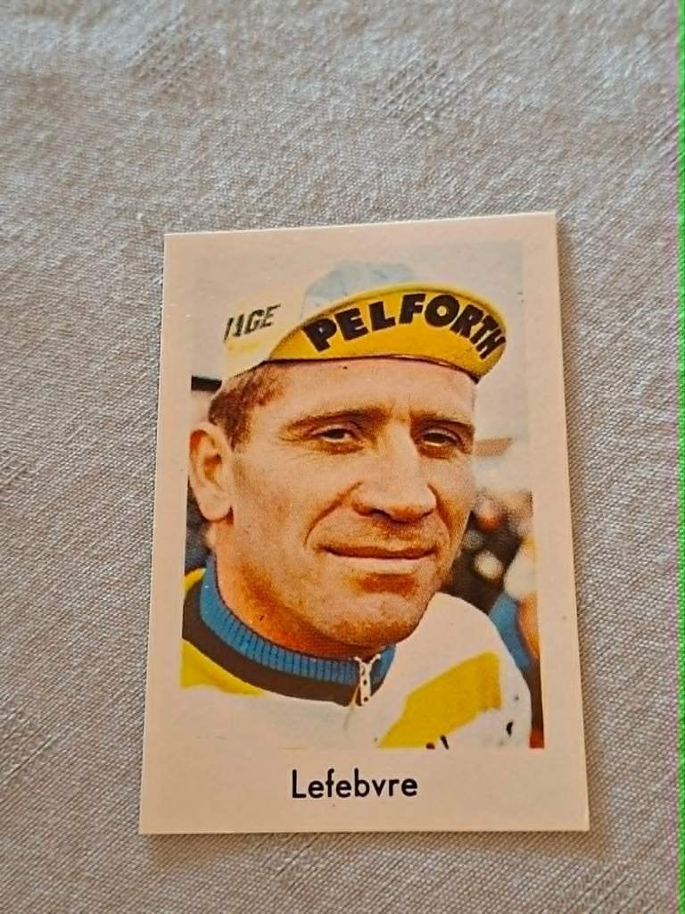 Prentje/Chromo : Jean-Claude Lefebvre/Pelforth-Sauvage, Verzamelen, Ophalen of Verzenden, Zo goed als nieuw, Poster, Plaatje of Sticker