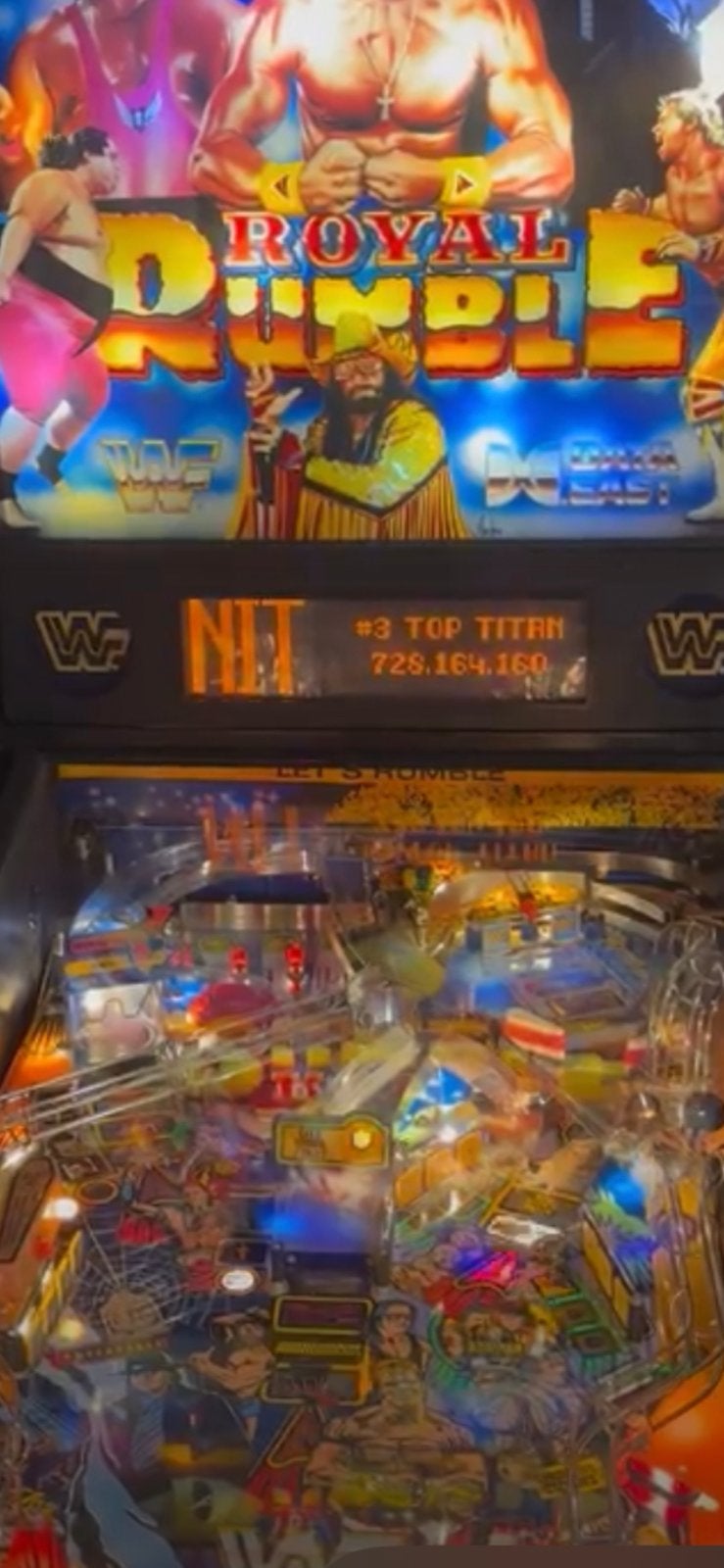 Royal Rumble, Collections, Machines | Flipper (jeu), Flipper (jeu), Data East, Enlèvement, Imprimante matricielle