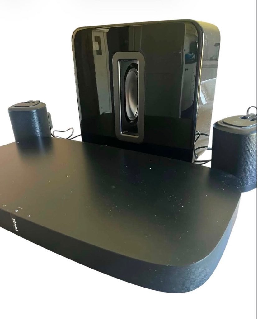 Sonos playbase+ Sonos Subwoofer + 2x Sonos one, Audio, Tv en Foto, Luidsprekerboxen, Ophalen, Subwoofer, Bluetooth, Zo goed als nieuw