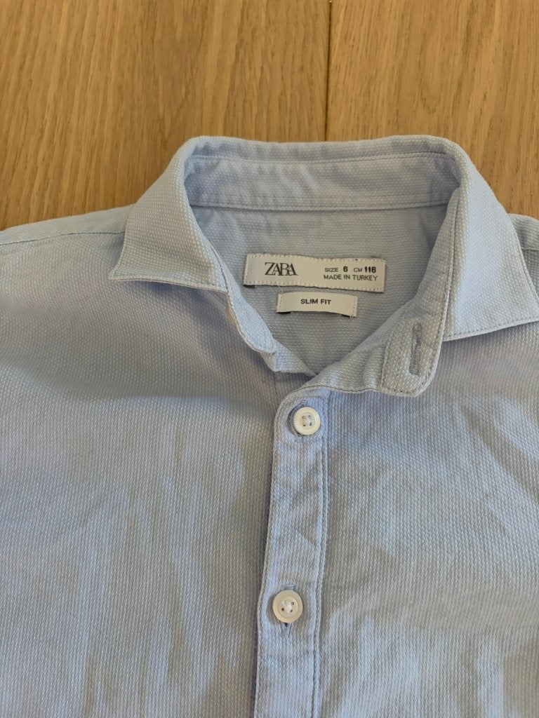 Hemd Zara maat 116, Overhemd of Blouse, Ophalen of Verzenden, Zo goed als nieuw, Zara