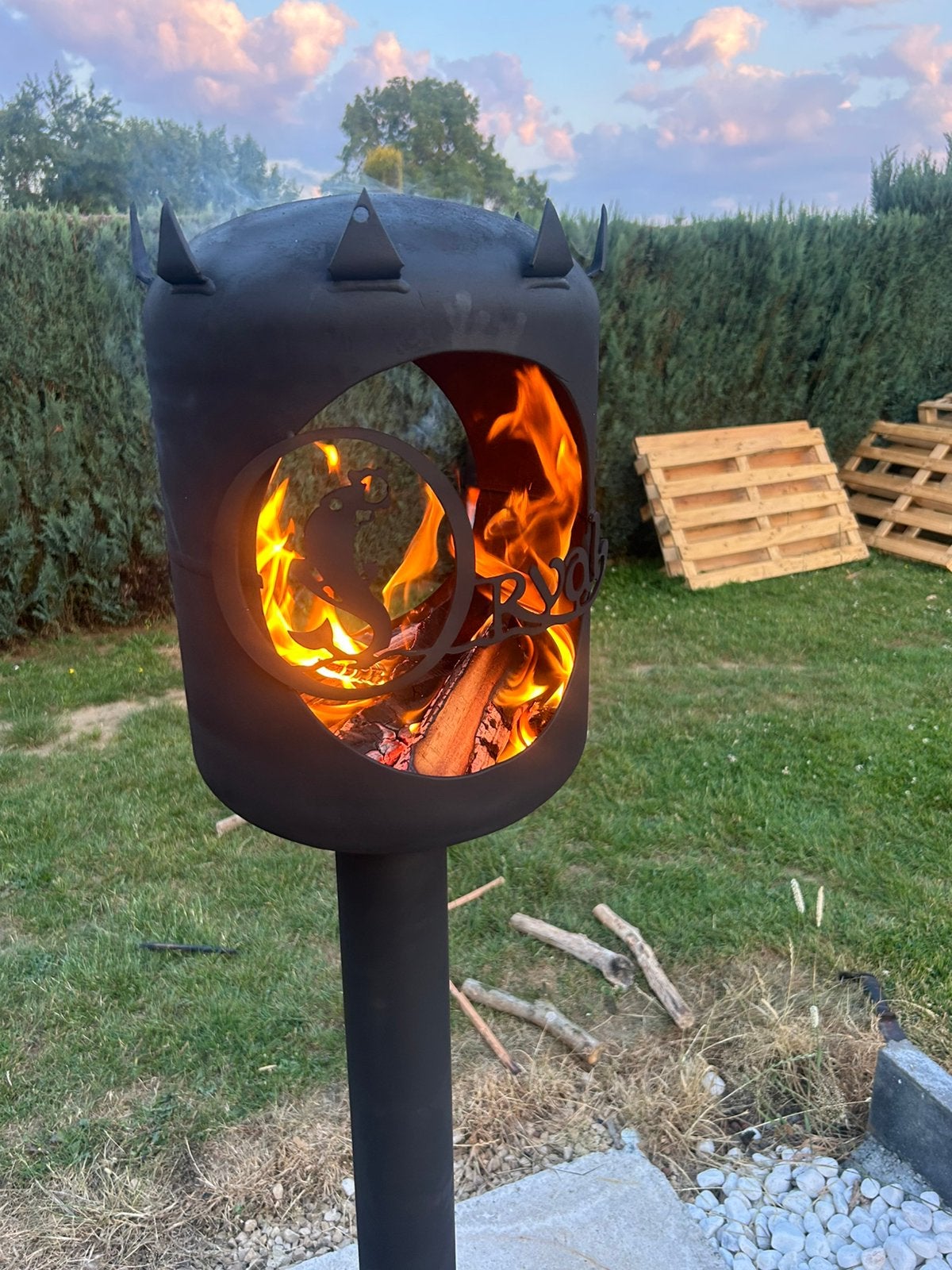 Brassero de terrasse orval, Tuin en Terras, Terrasverwarmers, Ophalen, Zo goed als nieuw