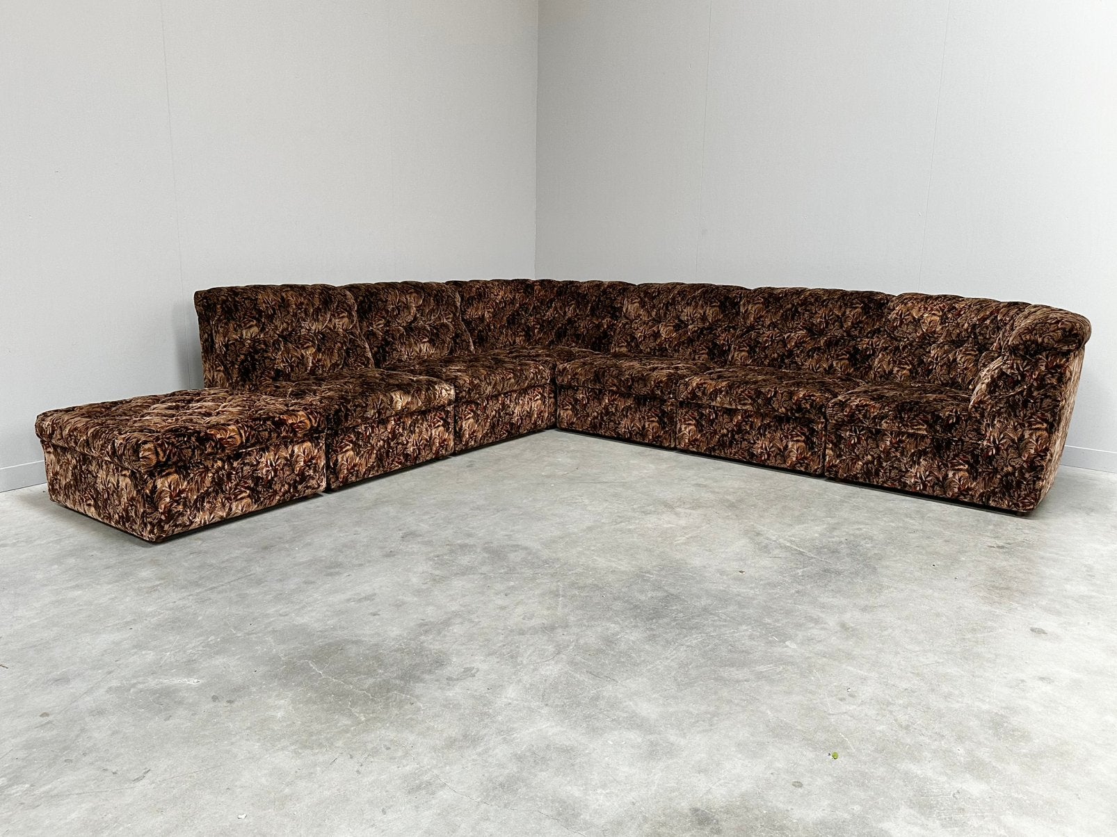 Vintage Laauser elementenbank modulaire sofa jaren 70 design, Ophalen