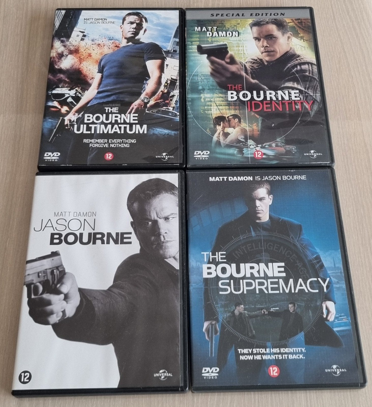 4 films Matt Damon, Cd's en Dvd's, Ophalen of Verzenden