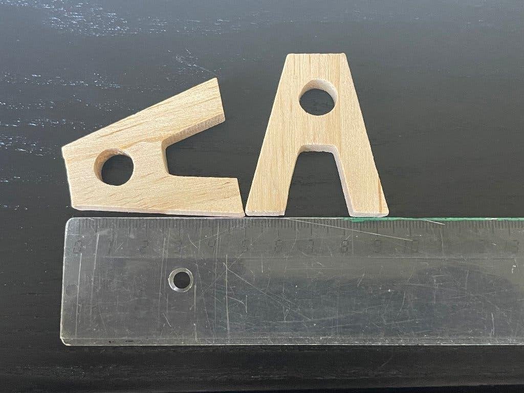Lettres en bois - 144 pièces !, Hobby & Loisirs créatifs, Bricolage, Comme neuf, Bricolage, Éducatif, Bois, Envoi