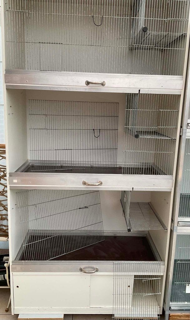 Toren, Dieren en Toebehoren, Vogels | Hokken en Kooien, Gebruikt, Broedkooi of Kweekkooi, Hout, Ophalen