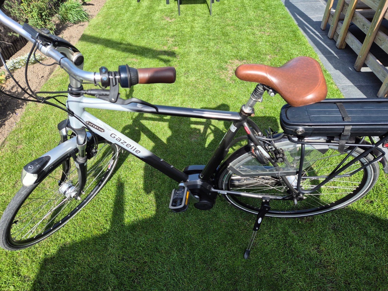 Gazelle fiets C8 orange, Vélos & Vélomoteurs, Vélos électriques, 50 km par batterie ou plus, Utilisé, Gazelle, Enlèvement