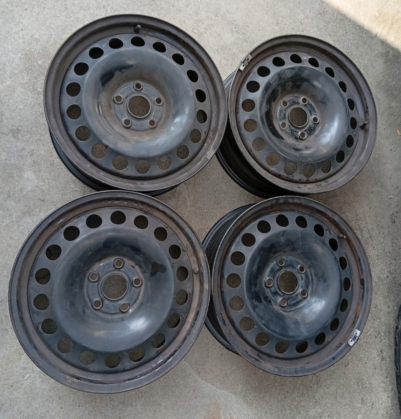 Stalen velgen 17inch 5x112 ET38 Vw Tiguan Skoda Kodiaq Q3 ❄️, Ophalen, Gebruikt