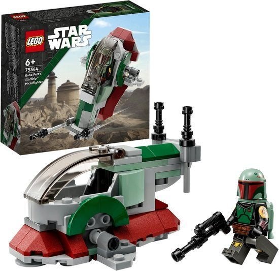 LEGO Star Wars 75344 Boba Fett's sterrenschip Microfighter, Star Wars, Lego, Nieuw, Ophalen of Verzenden