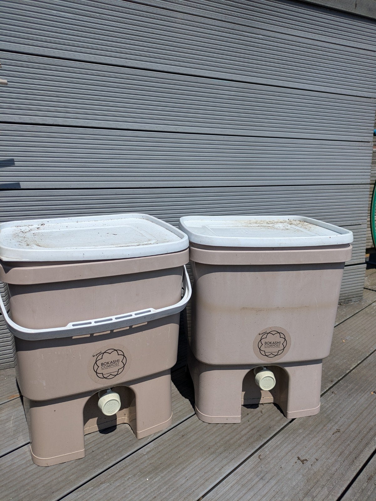 Bokashi compost set, Ophalen, Compost