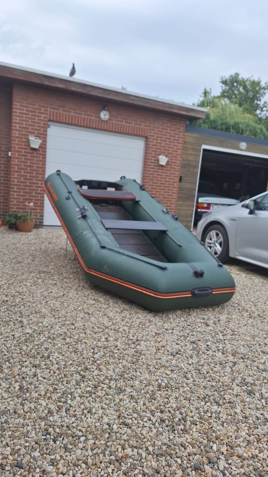 Visboot met toebehoren, Watersport en Boten, Ophalen, Gebruikt, Overige typen, Opblaasbaar