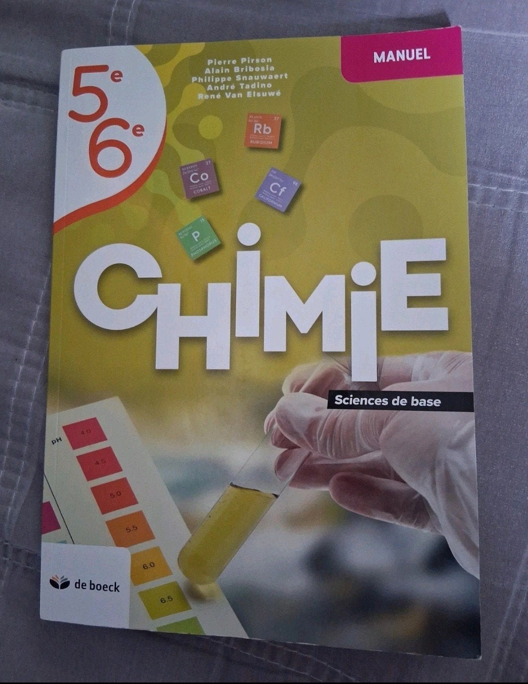 chimie 5e 6e, Livres, Enlèvement ou Envoi, Chimie